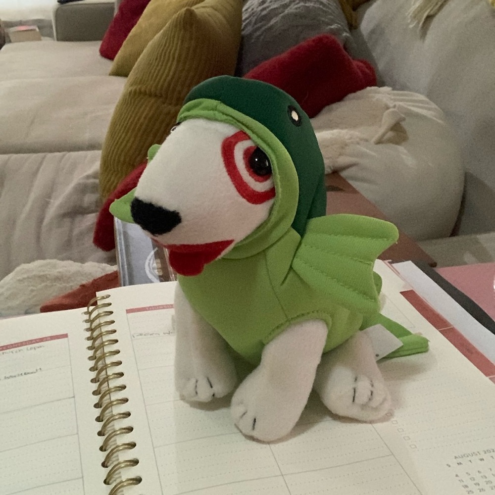 Target Dog in Fish costume